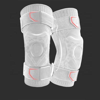 China New Design Gym Compression Sports Basketball Knee Pads Silicone Spring Pad Eco-friendly Knee Pad for sale