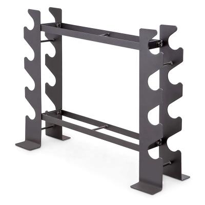 China Commercial Home Gym Dumbbell Rack Free Set Rack Multilevel Gym Use Weight Storage Dumbbell Rack for sale