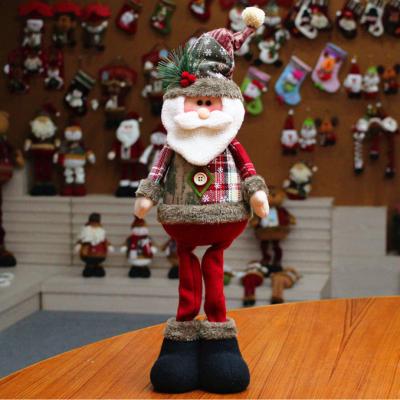 China Home Festival Decoration Christmas Doll Ornaments Elf Decor Stuffed Snowman Doll Gnome Santa Stretchy Doll Tomte Navidad For Christmas Item for sale