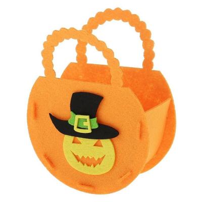 China Festival Home Decoration Halloween Decorative Candy Bags Package Pouch Gift Bags Children's Ghost Festival Pumpkin Witch Bag Handheld Party Supplies for sale