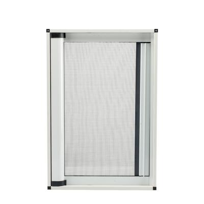 China Wholesale Custom Size Fiberglass DIY Retractable Aluminum Garage Rolling Screen Folding Sliding Screen Door for sale