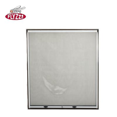 China Easy Install / Durable Lightweight Invisible Roll Up Screen Window With Fiberglass Mesh for sale