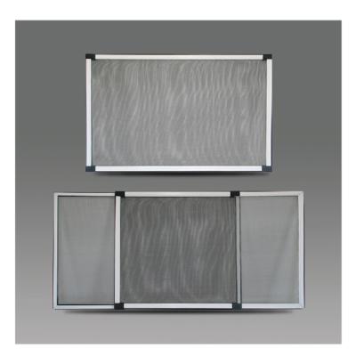 China Left And Right Sliding Adjustable Aluminum Profile Fiberglass Mesh Insect Window Screen Sliding for sale