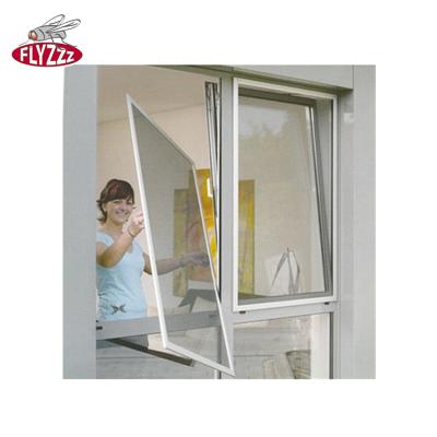 China Simple diy customized fixed size hung to install fixed screen window with mosquito net for sale