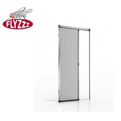 China Custom Folding Screen Size Mosquito Folding Mosquito Screen Door Sliding Fly Screen Door for sale