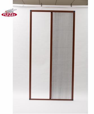 China Easy Install / Durable Lightweight Low Price Easy Install Aluminum Frame Net Sliding Folding Screen Door for sale