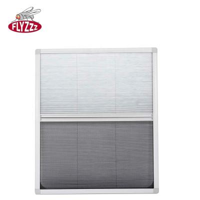 China DIY Modern Decorative Household Decorative Insect Screen Window Fly Pleated Sliding Screen Window for sale