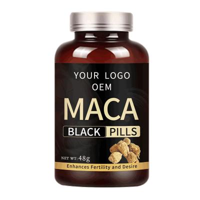 China Providing Organic Energy Plant Supply 100%Natural Maca Root Tablets Black Maca Oyster Pills Care Men's Health for sale