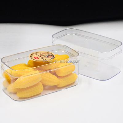 China Materials Factory Direct Recycled Rectangle Clear Plastic Baking Box for sale