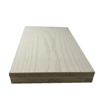 China Office Building 18mm Faced Block Board Moisture Proof Melamine For Furniture for sale