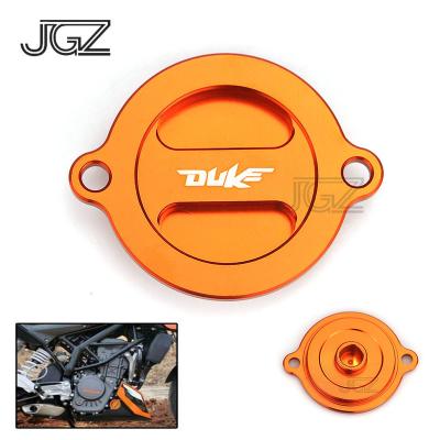 China None Orange Motorcycle CNC Aluminum Engine Filter Cover Cap For KTM Duke 125 200 All Years 390 2013 2014 2015 2016 Accessories Modifies for sale