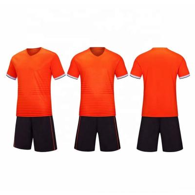 China Custom Wholesale Antibacterial Logo Football Jersey Soccer Uniform For Men for sale