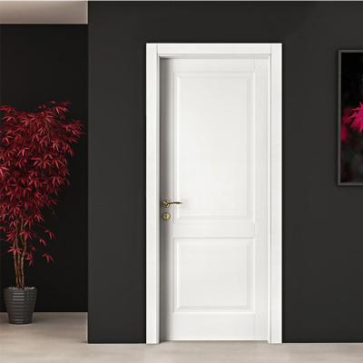 China Beautiful Price Modern Minimalist Home Style Solid Wood Door Frame Interior Door for sale