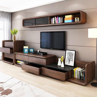 China Custom Multi-Drawer Storage L Shaped Wooden Living Room TV Cabinet for sale