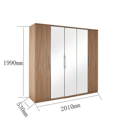 China Custom Wardrobe Plywood Door Furniture 4 Luxury Bedroom Wardrobe Designs MDF Wardrobe Designs for sale