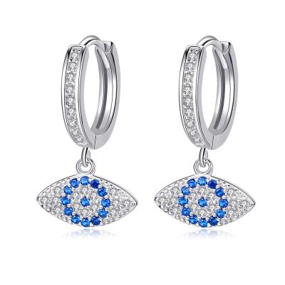 China 925 Sterling Silver FASHIONABLE Hoop Jewelry Earrings European and American Zircon circle fashion new fashion earrings direct sales for sale