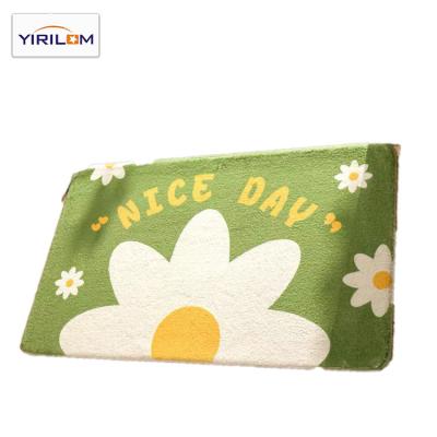 China Stain Resistant Hot - Selling Bedroom Bathroom Non - Slip Water Absorbable Cute Little Cashmere Rug for sale