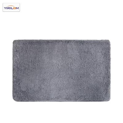 China Stain Resistant Microfiber Cashmere Bedroom Bedside Indoor Bathroom Non Slip Absorbent Rug for sale