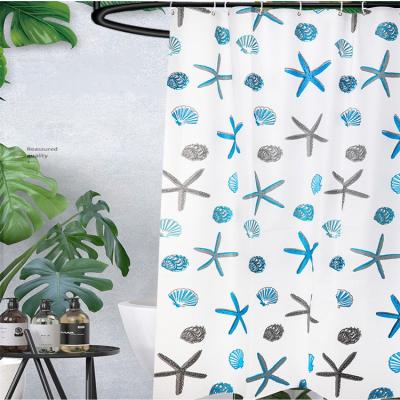 China High Quality Blackout Beauty Pattern Shower Curtain With Printed Stylish Design For Bathroom for sale