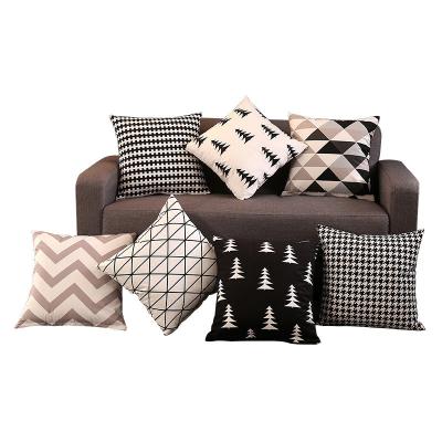 China 2022 Anti-static Nordic Sofa Living Room Pillow Case Thickened Square Cushion With Pillow Core for sale