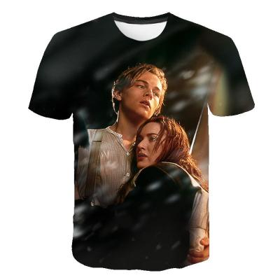 China Various Anti-Shrink Promotional Goods Using Private Label Unisex Boy's Movie Romantic T-Shirt for sale