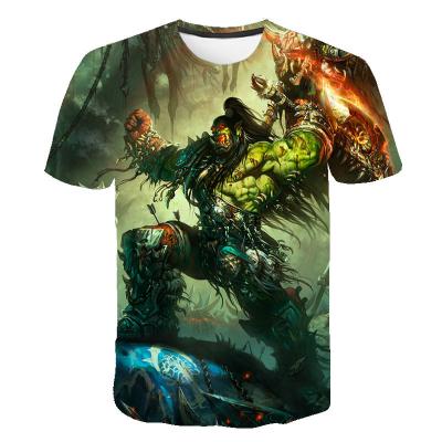 China Custom Printing Anti-Shrink Short Sleeves Funny Summer 3D Print Cartoon Fashion T-shirt for sale