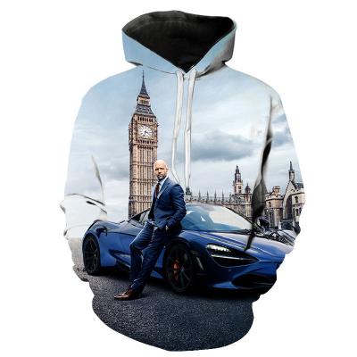 China 2021 Newest Anti-wrinkle Mens Clothing OEM 3D Print Plus Size Mens Hoodies and Sweatshirts for sale