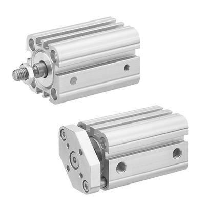 China Compact Aluminium Double Acting Piston Rod Cylinder ISO 21287 Standard CCI for sale