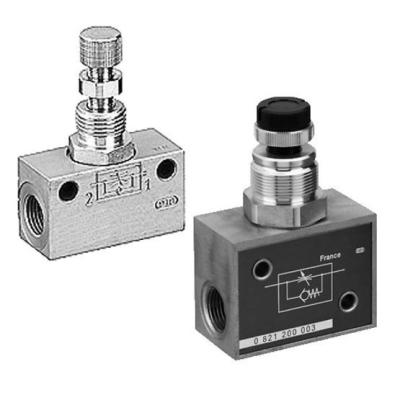 China AVENTICS Series CC Check Choke Valve With Aluminum Housing Precise Flow Control for sale