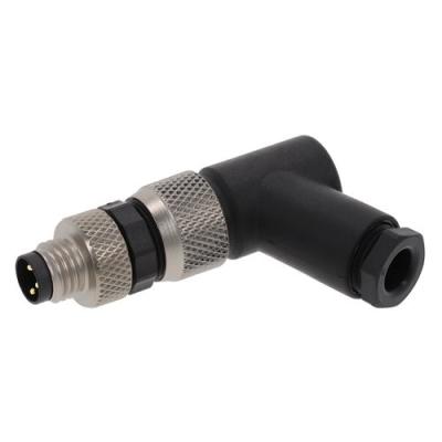 China AVENTICS Series CON-RD Round Plug Connectors Unshielded 3 Pin A Coded IP67 Waterproof for sale