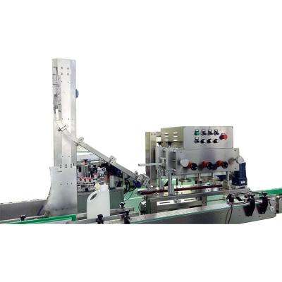 China automatic linear food screw capping machine for sale,capsule sealing machine for sale