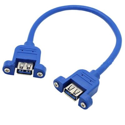 Κίνα Θηλυκό PVC 0.6m USB3.0 στο θηλυκό καλώδιο επέκτασης προς πώληση