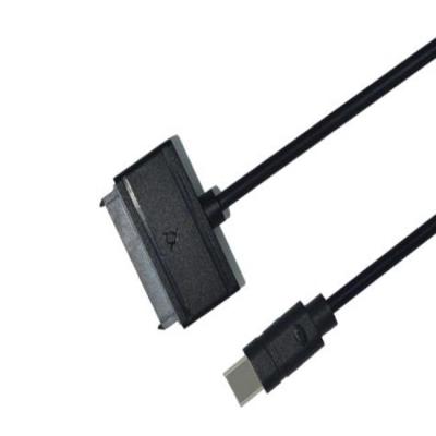 China Usb C do preto 20cm ao cabo do prolongamento do poder de Sata do cabo do adaptador de Sata à venda