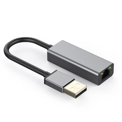 Cina Computer portatile USB2.0 della lega di alluminio all'adattatore del hub di RJ45 20cm USB in vendita