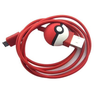 Κίνα Σφαίρα USB 2,0 PVC 1M νεραιδών καλωδίων χρέωσης κινητό καλώδιο τηλεφωνικής χρέωσης προς πώληση