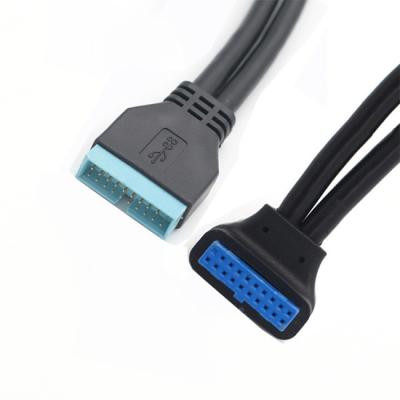 Κίνα Μητρική κάρτα 19 μητρική κάρτα USB 3,1 20pin καλωδίων προσαρμοστών 20pin σε 3,0 προς πώληση