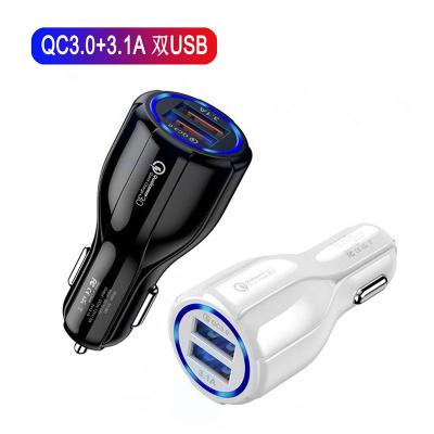 Cina QC3.0 la tassa veloce 3.1A si raddoppia caricatore del telefono cellulare dell'automobile di USB in vendita