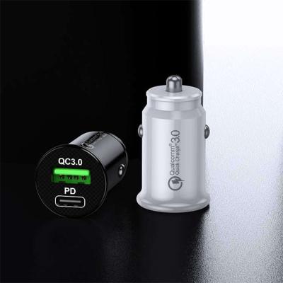 China 18W 20W schnelles Aufladungsqc3.0 PD Mini Car Phone Charger zu verkaufen