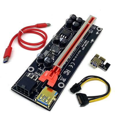 Κίνα Gold Plated Ver009S PCIE Riser Card 009s PCI Express 1X to 16X Extender 6Pin Power 60CM USB 3.0 Cable For Graphics Card προς πώληση