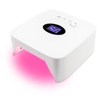 China Professional LED Gel Nail Lamp Dryer Rechargeable Nail Lamp Fast Curing UV Nail Curing LED Lamp With USB Port For Exercises for sale