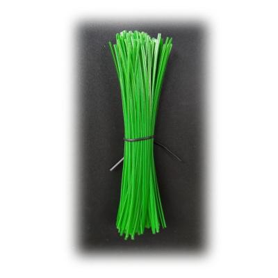 China 500pcs/15cm 500pcs/15cm decorative plant pe/pvc paper plastic twist tie for sale