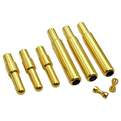 China Medical Male And Female Copper Pin Beryllium Bronze Pin High Current PCB Aviation Brass New Energy Charging Pin for sale