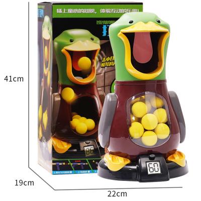 China Duck Score Target Shooting Game Eco-friendly Material Electric Toys Kids Air Gun Shooting With 12 Pieces Soft Bullet Foam Balls for sale