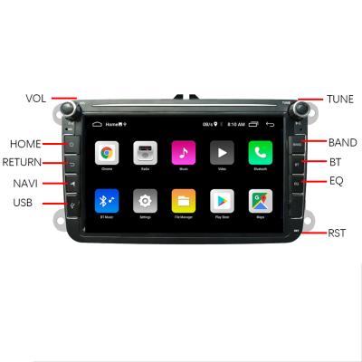 China GPS 8 Inch 1280*720 IPS Screen 2Din Android Car Radio Player For VW Mirror Link BT USB GPS Navigation Car Radio Multimedia Stereo for sale