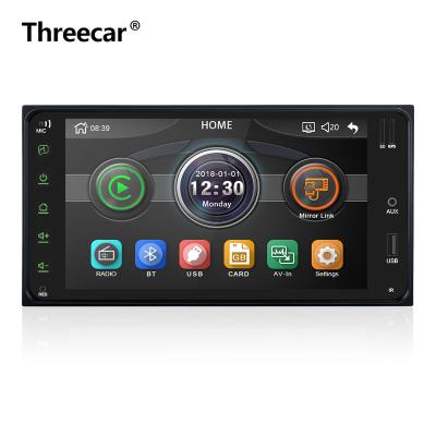 China New Product Stereo Din 2 7 Inch Full Touch Screen Car Stereo Radio Support Mirror Link FM USB for sale