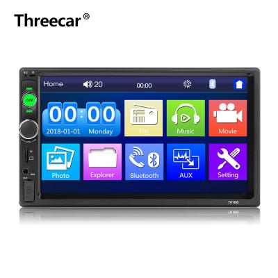 China Factory Wholesale 2 Din Stereo 7 Inch Touch Screen Car MP5 Support Radio Tuner FM/HD/Mirror link/AUX for sale