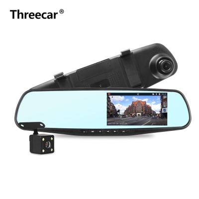 China 4.3 Inch 1080P Mirror DVR 140 Degree 4.3 Inch Night Version G-sensor Reverse Camera for sale