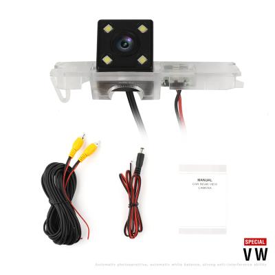 China Factory Outlet Night Vision Plastic Mini Rear View Camera For Volkswagen HD Car Camera For VW 170 Degree for sale