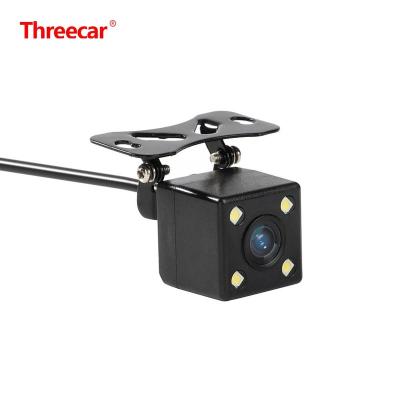 China Universal Waterproof Car Night Version Waterproof Rear View Camera 4 LED Lights Car Reverse Camera With Cable for sale