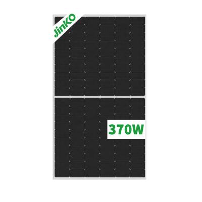 China Jinko A Grade 370w Mono Solar Panel High Efficiency PV Modules Solar Panel 182mmx182mm for sale